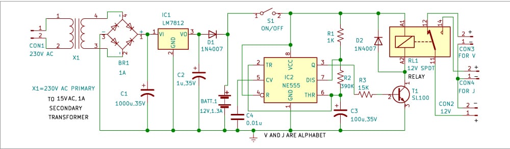 Advertising Display Board Circuit